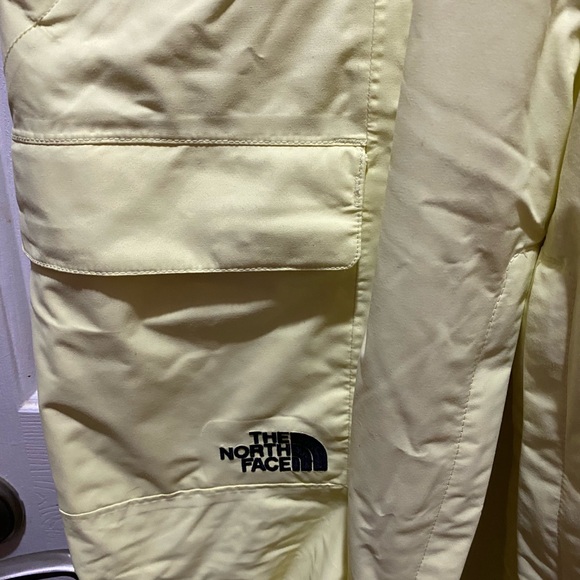 The North Face Yellow Overalls w Freedom Ins BIB Sun Bright - Picture 8 of 15
